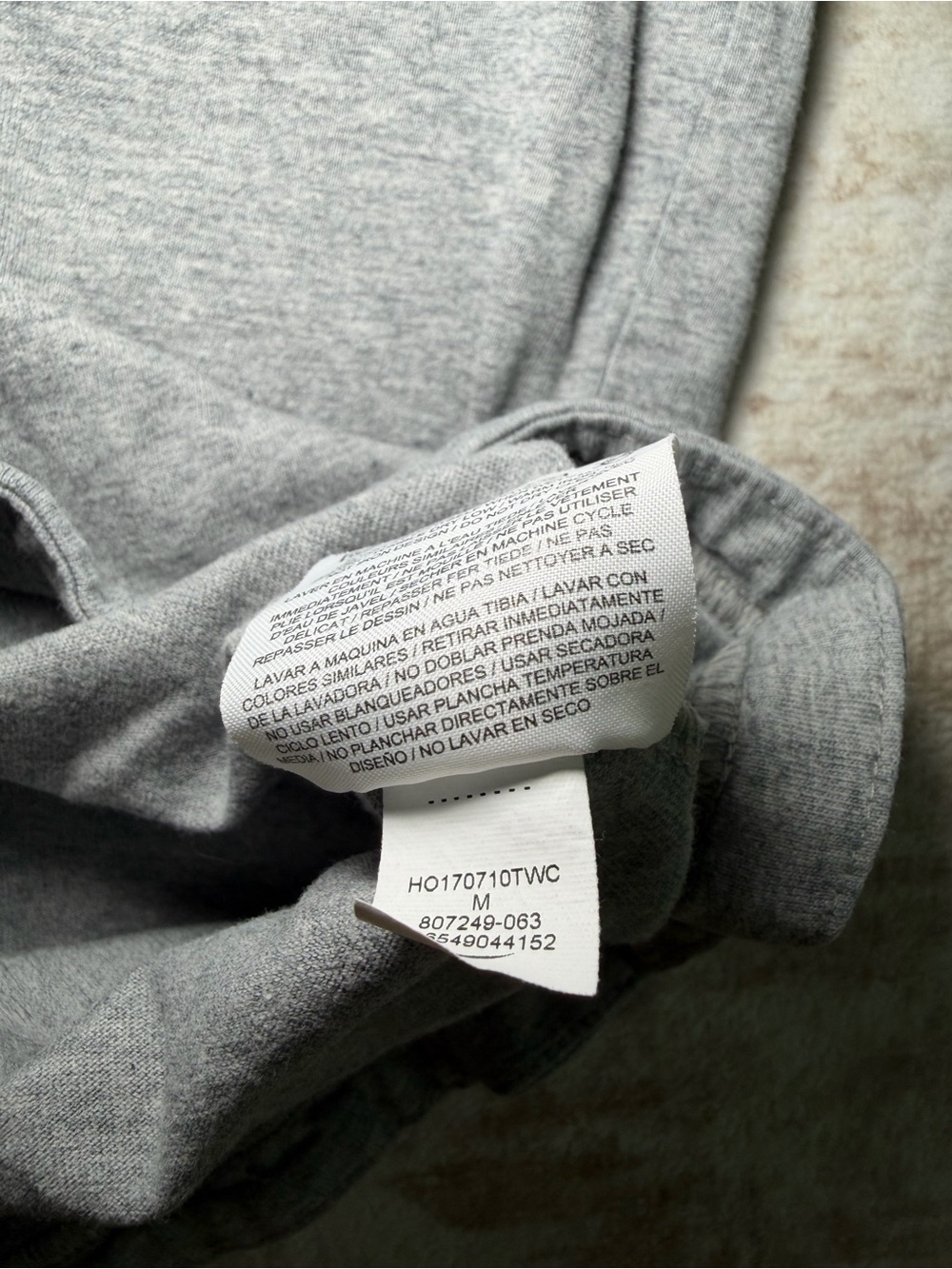Nike Gray Lightweight Pullover Hoodie Men’s Medium - Picture 9 of 10